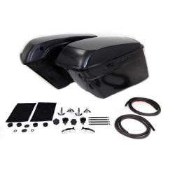 PartzBiz HD VT49-3507 - V-Twin 49-3507 ชุดกระเป๋าข้างแบบยืดได้ 3” สีดำ Harley FLT 14-20 PartzBiz HD VT49-3507 - V-Twin 49-3507 ชุดกระเป๋าข้างแบบยืดได้ 3” สีดำ Harley FLT 14-20