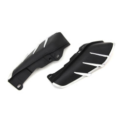 PartzBiz HD VT51-0422 - V-Twin 51-0422 Black Windshield Deflector Set Chrome Trim OE 61400028 FLT 09-Up bodywork wind shield deflector davidson electra road street glide king PartzBiz HD VT51-0422 - V-Twin 51-0422 Black Windshield Deflector Set Chrome Trim OE 61400028 FLT 09-Up bodywork wind shield deflector davidson electra road street glide king