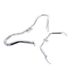 PartzBiz HD VT51-1072 - V-Twin 51-1072 Chrome Chopped Front Engine Guard Set Harley FLH/T 14-20 Custom Bobber Chopper Custom Harley Extension Custom Harley chopper forward pegs highway PartzBiz HD VT51-1072 - V-Twin 51-1072 Chrome Chopped Front Engine Guard Set Harley FLH/T 14-20 Custom Bobber Chopper Custom Harley Extension Custom Harley chopper forward pegs highway