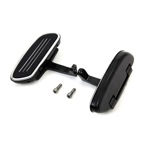 PartzBiz HD: 4400969-V-Twin Black Passenger Floorboards w/ Mounts 50378-07B Harley FLH Touring 93-08 PartzBiz HD: 4400969-V-Twin Black Passenger Floorboards w/ Mounts 50378-07B Harley FLH Touring 93-08