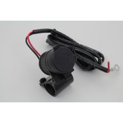 PartzBiz HD VT32-1632 - V-Twin Black USB Plug Charger w/ Clamp for All Motorcycle Models PartzBiz HD VT32-1632 - V-Twin Black USB Plug Charger w/ Clamp for All Motorcycle Models