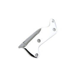 PartzBiz HD VT31-1028 - V-Twin Chrome Front Exhaust Pipe Bracket OE 65670-82B Harley Davidson FXR 82-93
