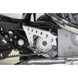 PartzBiz HD VT27-0832 - V-Twin Outlaw Style Chrome Belt Guard Kit for '04-Up Harley Sportster XL Models PartzBiz HD VT27-0832 - V-Twin Outlaw Style Chrome Belt Guard Kit for '04-Up Harley Sportster XL Models