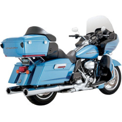 PartzBiz HD VH-16455 - Vance & Hines Chrome Hi-Output Slip-Ons Mufflers for Harley Touring 95-14 | 16455 PartzBiz HD VH-16455 - Vance & Hines Chrome Hi-Output Slip-Ons Mufflers for Harley Touring 95-14 | 16455