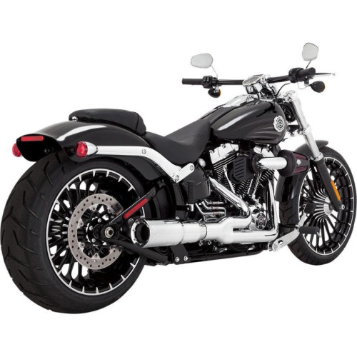 PartzBiz HD: 4400872-Vance & Hines Chrome Hi Output 2 เป็น 1 ท่อไอเสียสั้น Harley Breakout & Rocker | 16545 PartzBiz HD: 4400872-Vance & Hines Chrome Hi Output 2 เป็น 1 ท่อไอเสียสั้น Harley Breakout & Rocker | 16545