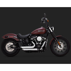 PartzBiz HD VH-17233 - Vance & Hines Chrome ShortShots Staggered Exhaust for Harley Softail 2018 17233 PartzBiz HD VH-17233 - Vance & Hines Chrome ShortShots Staggered Exhaust for Harley Softail 2018 17233
