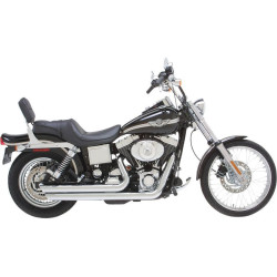 PartzBiz HD VH-17911 - Vance & Hines Chrome Big Shots Staggered for '91-'05 Harley Dyna | 17911 PartzBiz HD VH-17911 - Vance & Hines Chrome Big Shots Staggered for '91-'05 Harley Dyna | 17911