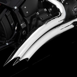 PartzBiz HD VH-26377 - Vance & Hines 26377 49 State Chrome Big Radius Exhaust for Harley M8 Softail 18-22 | 26377 PartzBiz HD VH-26377 - Vance & Hines 26377 49 State Chrome Big Radius Exhaust for Harley M8 Softail 18-22 | 26377