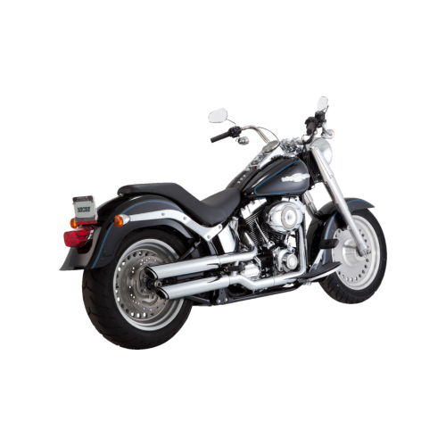 PartzBiz HD: 4400813-Vance & Hines 3" Round Twin Slash Slip-On Chrome Mufflers 4 Harley 07-09 FLSTF/B FXSTD | 16844 PartzBiz HD: 4400813-Vance & Hines 3" Round Twin Slash Slip-On Chrome Mufflers 4 Harley 07-09 FLSTF/B FXSTD | 16844