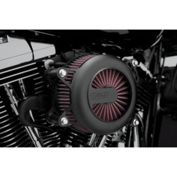 PartzBiz HD VH-40375 - Vance & Hines Black VO2 Rogue Stage 1 Air Cleaner Harley Throttle By Wire | 40075 PartzBiz HD VH-40375 - Vance & Hines Black VO2 Rogue Stage 1 Air Cleaner Harley Throttle By Wire | 40075