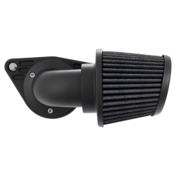 PartzBiz HD VH-41067 - Vance & Hines 41067 Matte Black VO2 Falcon Air Cleaner Harley Big Twin Cam 00-17 | 41067