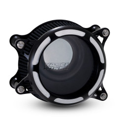 PartzBiz HD VH-41097 - Vance & Hines 41097 Black Contrast VO2 Insight Air Cleaner Harley Milwaukee 8 M8 | 41097