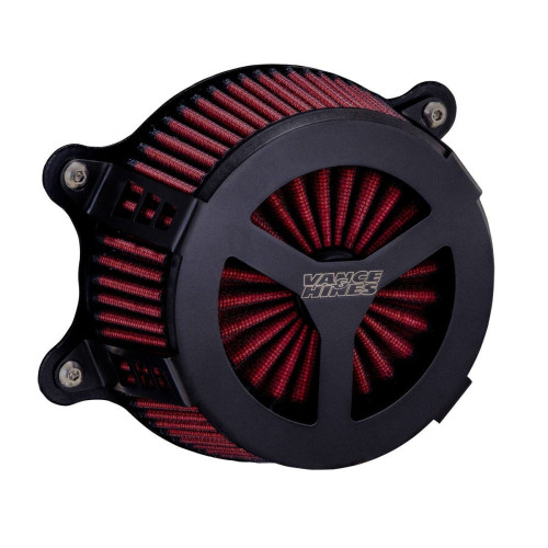 PartzBiz HD: 4400766-Vance & Hines 41456 สีดำ VO2 Radiant III เครื่องฟอกอากาศ Harley Big Twin Cam 00-17 | 41456 PartzBiz HD: 4400766-Vance & Hines 41456 สีดำ VO2 Radiant III เครื่องฟอกอากาศ Harley Big Twin Cam 00-17 | 41456