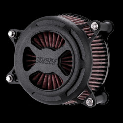 PartzBiz HD VH-42359 - Vance & Hines 42359 Black VO2 X Billet Air Intake Harley XL Sportster 91-22 | 42359