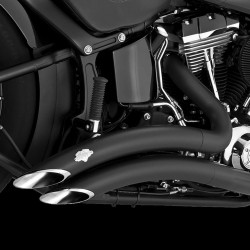 PartzBiz HD VH-46369 - Vance & Hines 46369 49 State Black Big Radius Exhaust for Harley Softail 00-17 | 46369 PartzBiz HD VH-46369 - Vance & Hines 46369 49 State Black Big Radius Exhaust for Harley Softail 00-17 | 46369