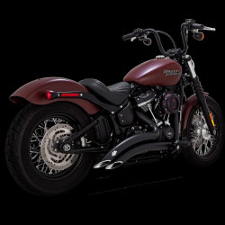 PartzBiz HD VH-46377 - Vance & Hines 46377 49 State Black Big Radius Exhaust for Harley M8 Softail 18-22 | 46377 PartzBiz HD VH-46377 - Vance & Hines 46377 49 State Black Big Radius Exhaust for Harley M8 Softail 18-22 | 46377