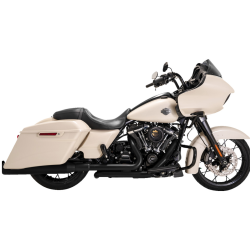 PartzBiz HD VH-47351 - Vance & Hines ท่อไอเสีย 47351 Matte Black Dresser Duals Header Harley 17- Touring | 47351