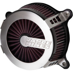 PartzBiz HD VH-70367 - Vance & Hines 70367 Brushed VO2 Cage Fighter Air Intake Harley Big Twin T/C 00-17 | 70367