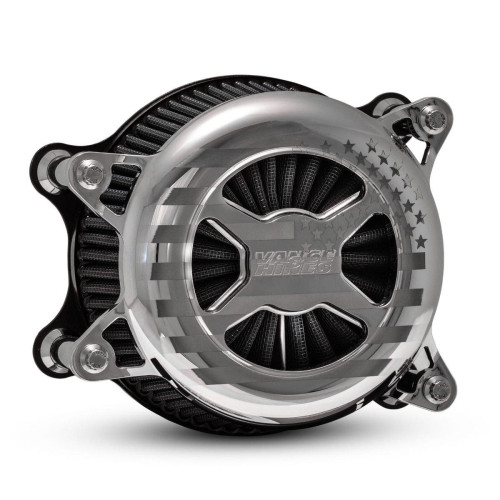 PartzBiz HD: 4400640-Vance & Hines 72341FG Chrome VO2 อเมริกา Billet Air Intake Cleaner Harley Twin Cam 00-17 | 72341FG PartzBiz HD: 4400640-Vance & Hines 72341FG Chrome VO2 อเมริกา Billet Air Intake Cleaner Harley Twin Cam 00-17 | 72341FG