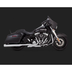 PartzBiz HD VH-16549 - Vance & Hines Chrome Oversized Titan 450 Series Slip On Mufflers Harley FLH 95-16 PartzBiz HD VH-16549 - Vance & Hines Chrome Oversized Titan 450 Series Slip On Mufflers Harley FLH 95-16