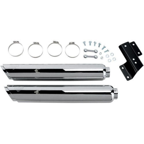 PartzBiz HD: 4400593-ท่อ Vance Hines Chrome Twin Slash 3” Slip-Ons Harley Davidson Softail Exhaust 07-14 | 16841 PartzBiz HD: 4400593-ท่อ Vance Hines Chrome Twin Slash 3” Slip-Ons Harley Davidson Softail Exhaust 07-14 | 16841