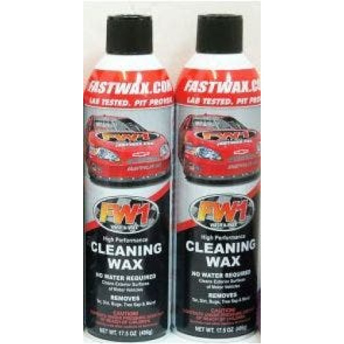 PartzBiz HD: 4400529-Waterless Wash & Wax Fastwax FW1 Spray Can Removes Cleans Tar Dirt Bugs 2 Pack - FW1 PartzBiz HD: 4400529-Waterless Wash & Wax Fastwax FW1 Spray Can Removes Cleans Tar Dirt Bugs 2 Pack - FW1