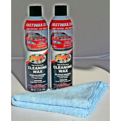 PartzBiz HD FW1X2MF 1 - Waterless Wash & Wax Fastwax FW1 Spray Can Removes Cleans Tar Dirt Bugs 2 Pack - FW1 PartzBiz HD FW1X2MF 1 - Waterless Wash & Wax Fastwax FW1 Spray Can Removes Cleans Tar Dirt Bugs 2 Pack - FW1