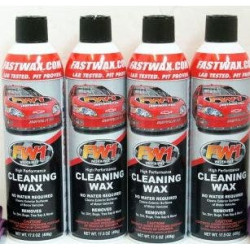 PartzBiz HD FW1x4- - Waterless Wash & Wax Fastwax FW1 Spray Can Removes Cleans Tar Dirt Bugs 4 Pack - FW1 PartzBiz HD FW1x4- - Waterless Wash & Wax Fastwax FW1 Spray Can Removes Cleans Tar Dirt Bugs 4 Pack - FW1