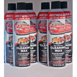 PartzBiz HD FW1X6 - Waterless Wash & Wax Fastwax FW1 Spray Can Removes Cleans Tar Dirt Bugs 6 Pack - FW1 PartzBiz HD FW1X6 - Waterless Wash & Wax Fastwax FW1 Spray Can Removes Cleans Tar Dirt Bugs 6 Pack - FW1