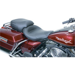 PartzBiz HD MD75578 - Mustang Seats Wide Smooth Black Studded Solo Seat Harley FLHR FLHX 97-07 | 75578 PartzBiz HD MD75578 - Mustang Seats Wide Smooth Black Studded Solo Seat Harley FLHR FLHX 97-07 | 75578