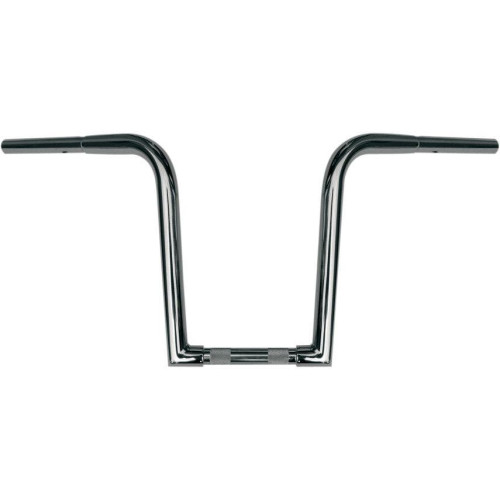 PartzBiz HD: 4400488-Wild 1 One Chubby Chrome 12 ” แฮนด์ Outlaw'Z Ape Hanger สำหรับรุ่น Harley | WO612