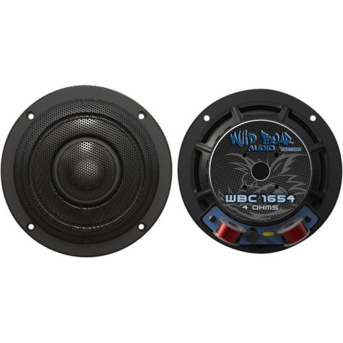PartzBiz HD: 4400474-Wild Boar Audio โดย Hogtunes 200 วัตต์ 6.5” 4 Ohm Fairing Speakers Harley Batwing | WBC 1654