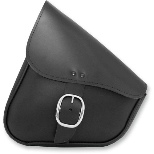 PartzBiz HD: 4400453-Willie & Max Black Swingarm Bag w/ Chrome Buckle for Harley Softail 84-14 - 59823-00 PartzBiz HD: 4400453-Willie & Max Black Swingarm Bag w/ Chrome Buckle for Harley Softail 84-14 - 59823-00