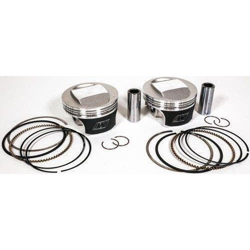 PartzBiz HD: 4400387-Wiseco K0216P2 Tracker ลูกสูบ +0.20 Bore 1340 Harley Evo Big Twin 84-99 0903-1582 0903182 162631 harley 1200 big bore kit 8.5:1 9.5:1 การบีบอัด