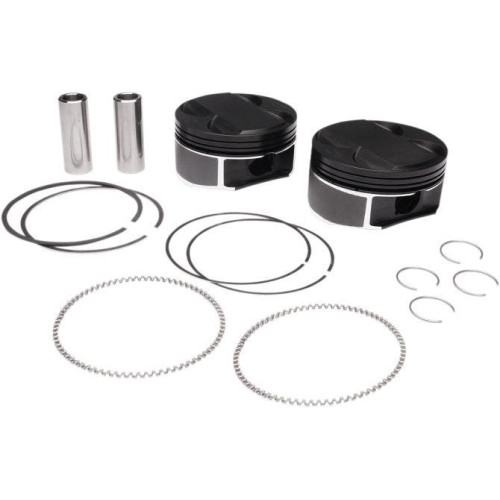 PartzBiz HD: 4400389-ชุดลูกสูบ Wiseco K2784 Black Edition 3.937 ” 107 Milwaukee Eight Harley 17-Up 0903-1551 09031551 162862 การบีบอัด 11:1 PartzBiz HD: 4400389-ชุดลูกสูบ Wiseco K2784 Black Edition 3.937 ” 107 Milwaukee Eight Harley 17-Up 0903-1551 09031551 162862 การบีบอัด 11:1