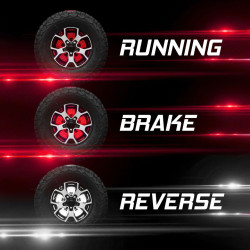 PartzBiz HD XK-XK041019 - XK Glow 5th Wheel Light w/ Sequential Turn Brake Reverse Jeep Wrangler JL JK TJ PartzBiz HD XK-XK041019 - XK Glow 5th Wheel Light w/ Sequential Turn Brake Reverse Jeep Wrangler JL JK TJ