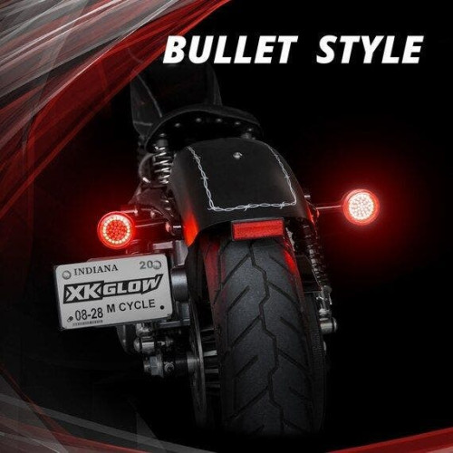 PartzBiz HD: 4400285-XK เรืองแสง CLEAR รมควันไฟ LED สีแดงไฟเลี้ยวชุดเลนส์ Harley FLAT 1156 481963 XK1156B-RC davidson RGB CUSTOM Auto Show รถบรรทุกรถอัพเกรด PartzBiz HD: 4400285-XK เรืองแสง CLEAR รมควันไฟ LED สีแดงไฟเลี้ยวชุดเลนส์ Harley FLAT 1156 481963 XK1156B-RC davidson RGB CUSTOM Auto Show รถบรรทุกรถอัพเกรด