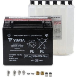 PartzBiz HD DSYTX20LBS - Yuasa YTX20L-BS ประสิทธิภาพสูง AGM ไม่ต้องบำรุงรักษาแบตเตอรี่รถจักรยานยนต์ ATV YUAM320BS 2113-0034 21130034 harley honda john Deere KAWASAKI Polaris Victory Yamaha อัพเกรดทดแทน PartzBiz HD DSYTX20LBS - Yuasa YTX20L-BS ประสิทธิภาพสูง AGM ไม่ต้องบำรุงรักษาแบตเตอรี่รถจักรยานยนต์ ATV YUAM320BS 2113-0034 21130034 harley honda john Deere KAWASAKI Polaris Victory Yamaha อัพเกรดทดแทน