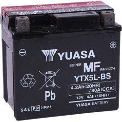 PartzBiz HD DSYTX5LBS - Yuasa YTX5L-BS ประสิทธิภาพสูง AGM ไม่ต้องบำรุงรักษาแบตเตอรี่รถจักรยานยนต์ ATV YTX5L-BS ฮาร์เลย์ฮอนด้าจอห์นเดียร์คาวาซากิโพลาริสชัยชนะยามาฮ่าทดแทนอัพเกรด PartzBiz HD DSYTX5LBS - Yuasa YTX5L-BS ประสิทธิภาพสูง AGM ไม่ต้องบำรุงรักษาแบตเตอรี่รถจักรยานยนต์ ATV YTX5L-BS ฮาร์เลย์ฮอนด้าจอห์นเดียร์คาวาซากิโพลาริสชัยชนะยามาฮ่าทดแทนอัพเกรด