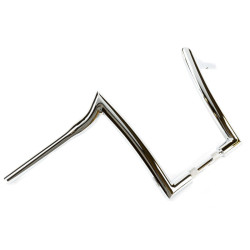 PartzBiz HD hb1805012c - Factory 47 Classic 47 Ape Hanger แฮนด์บาร์ 12‚” 1.25‚” Chrome Harley Softail Dyna