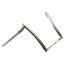 PartzBiz HD hb1805014c - Factory 47 Classic 47 Ape Hanger แฮนด์บาร์ 14‚” 1.25‚” Chrome Harley Softail Dyna