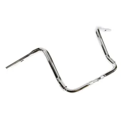 PartzBiz HD hb3205014c - Factory 47 GT Ape Hanger แฮนด์บาร์ 14‚” 1.25‚” Chrome Harley Street Electra Glide