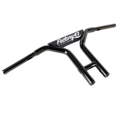 PartzBiz HD hb4002512b - Factory 47 MX47 Bar T แฮนด์บาร์ 12‚” 1-1/4‚” Black Straight Harley Softail Dyna