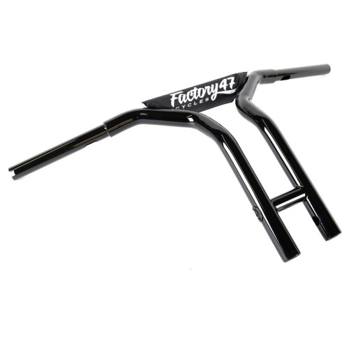 PartzBiz HD: 3487280-Factory 47 MX47 Bar T แฮนด์บาร์ 14‚” 1-1/4‚” Pullback สีดำ Harley Softail Dyna PartzBiz HD: 3487280-Factory 47 MX47 Bar T แฮนด์บาร์ 14‚” 1-1/4‚” Pullback สีดำ Harley Softail Dyna