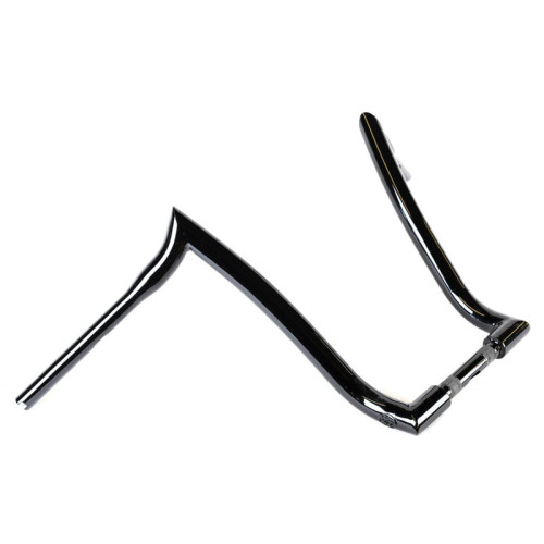 PartzBiz HD: 3487288-Factory 47 Nomad Ape Hanger แฮนด์บาร์ 1.5 16‚” Harley Softail สีดำเงา