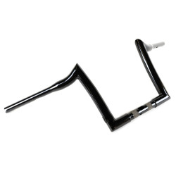 PartzBiz HD hb1825010b - Factory 47 แฮนด์บาร์ Signature Ape Hanger 10‚” 1-1/4‚” Harley FLTR 15-22 สีดำ