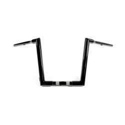 PartzBiz HD hb1835012b - Factory 47 STR Miter Ape Hanger แฮนด์บาร์ 12‚” TBW Black Harley FLTR 15-22