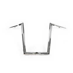 PartzBiz HD hb1835014c - Factory 47 STR Miter Ape Hanger แฮนด์บาร์ 14‚” TBW Chrome Harley FLTR 15-22