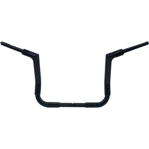 PartzBiz HD: 3490590-Fat Baggers 12” EZ Instal Flat Top Handlebar Ape Black Harley Touring 99-13 21+