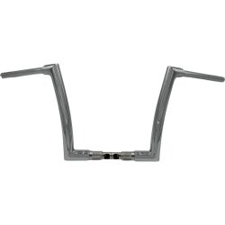 PartzBiz HD 616012 - Fat Baggers 12” EZ Install Flat Top Handlebar Ape Chrome Harley Road Glide 2021+